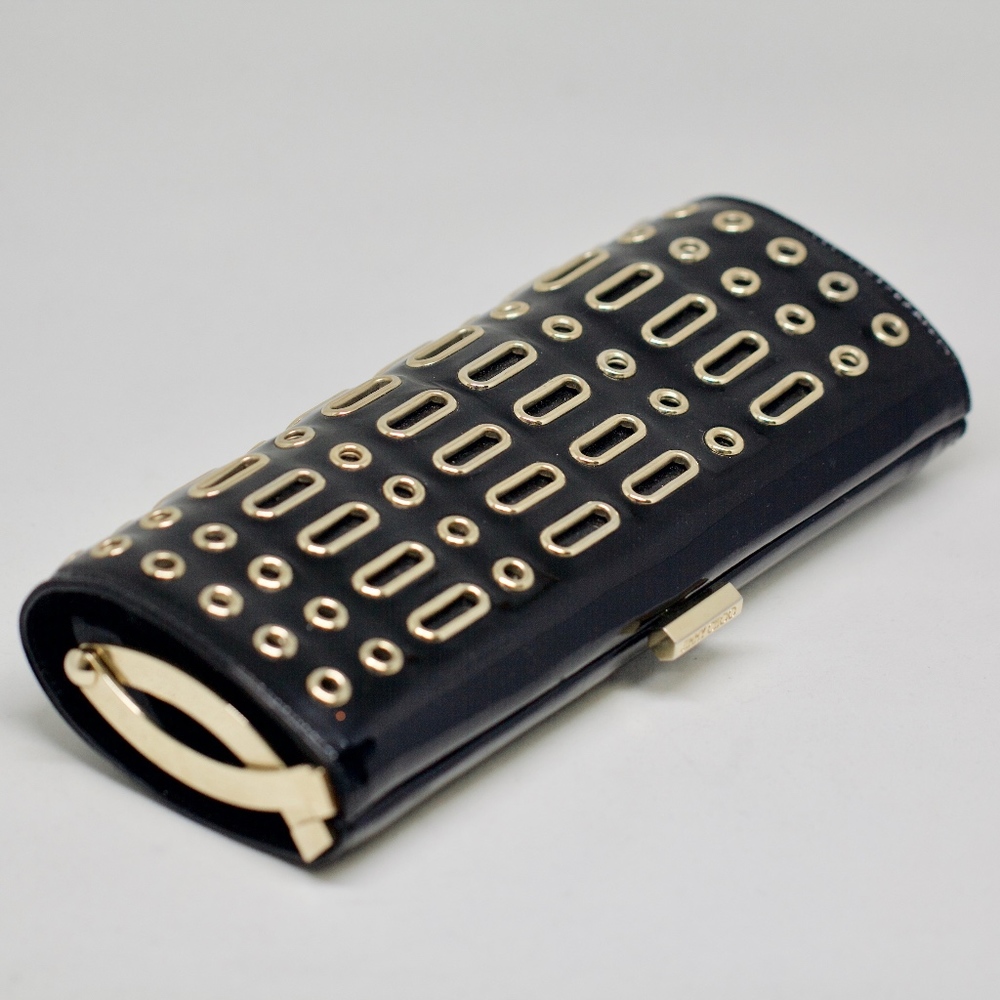 My Jimmy Choo Black & Gold Clutch